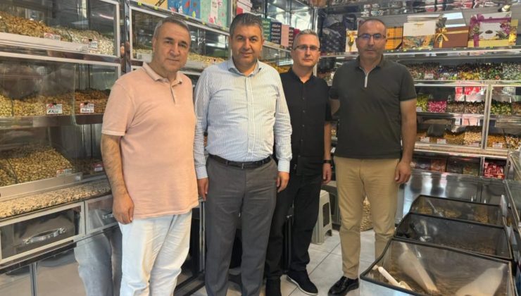 Başkan Akel’den esnaf ziyareti