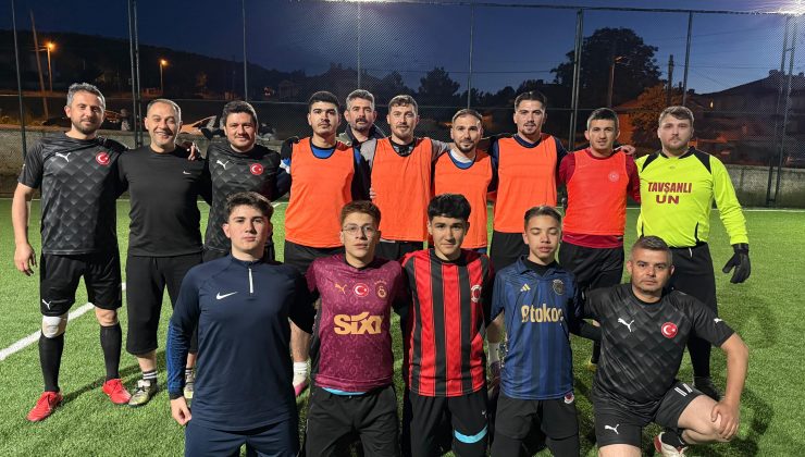 Geleneksel futbol turnuvasında kazanan Derbent köyü oldu