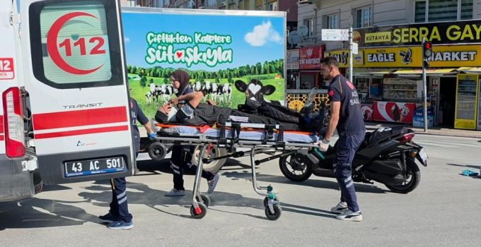 Motosiklet ile elektrikli bisiklet çarpıştı: 1 yaralı