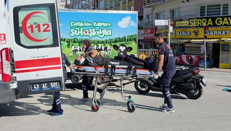 Motosiklet ile elektrikli bisiklet çarpıştı: 1 yaralı