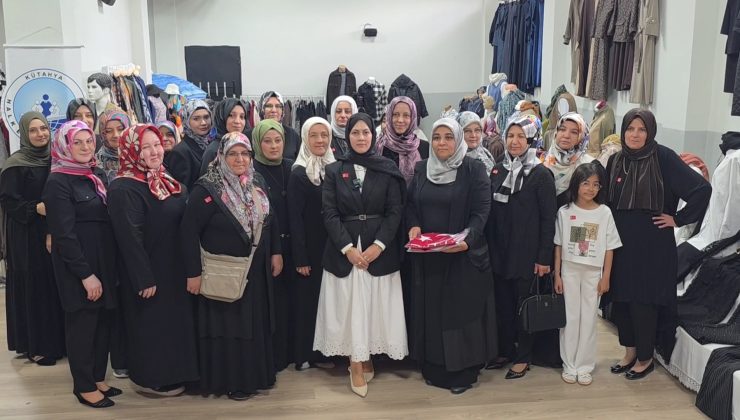 Kadınların ürettiği el emeği göz nuru ürünler sergilendi