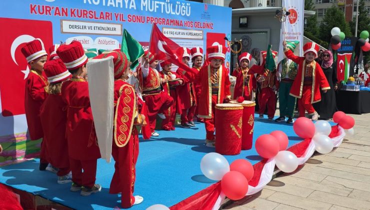 4-6 Yaş Kur’an kurslarında coşkulu yıl sonu programı