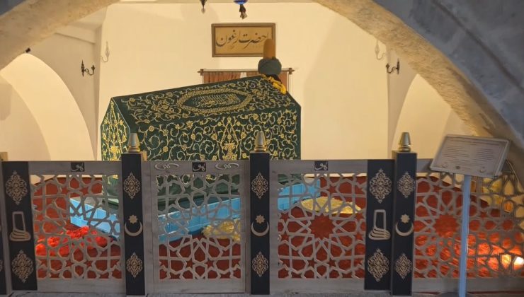 Ergun Çelebi Hazretleri’nin kabrinde düzenleme: Daha görünür hale getirildi
