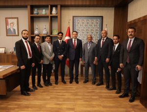 Vali Işın Yemenli heyeti makamında ağırladı