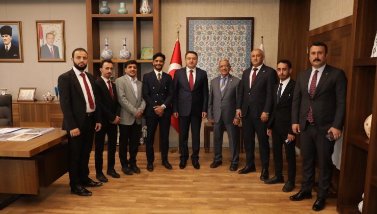 Vali Işın Yemenli heyeti makamında ağırladı