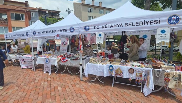 Kütahya’da açılan el emeği pazarı 4 gün sürecek