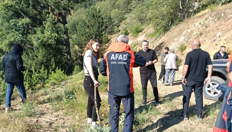 Dağ yolunda kaybolan genç çift sağ olarak bulundu