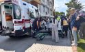 Motosiklet devrildi: 2 yaralı