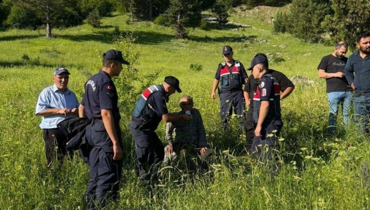 Kayıp yaşlı adam jandarma tarafından sağ olarak bulundu
