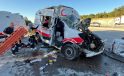 Hasta nakli yapan ambulans TIR’a çarptı: 1 ölü, 3 yaralı