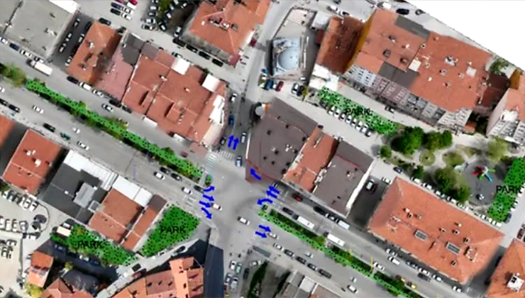 Meydan Kavşağı’nda trafiği rahatlatacak düzenleme
