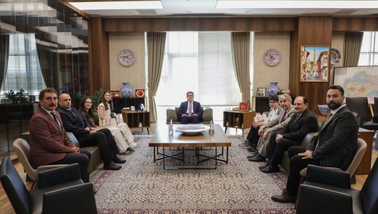 Vali Işın, LGS Türkiye birincilerini makamında ağırladı