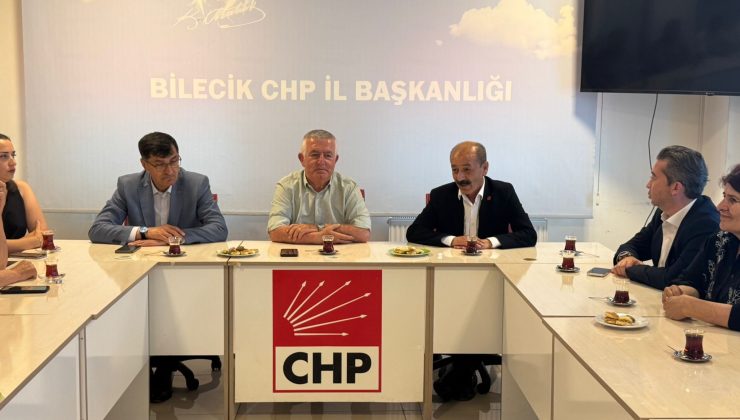 Başkan Kahveci’den görevden alınan Bilecik il başkanına destek ziyareti