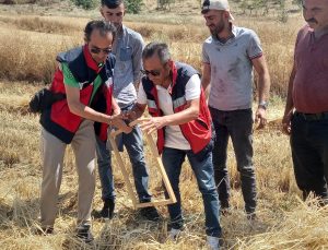 Tarım ekiplerinden hasat ve arıcılık için saha mesaisi