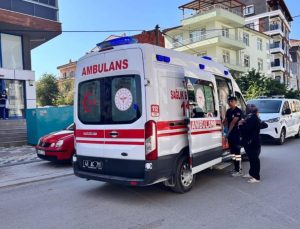 Kontrolden çıkan motosiklet devrildi: 1 yaralı