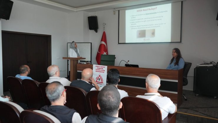 Orman Bölge personeli kene vakalarına karşı bilgilendirildi