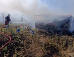 Yangında bağ evi küle döndü