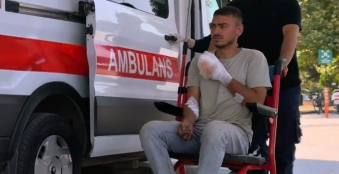 19 yaşındaki genç elektrikli testereye elini kaptırdı