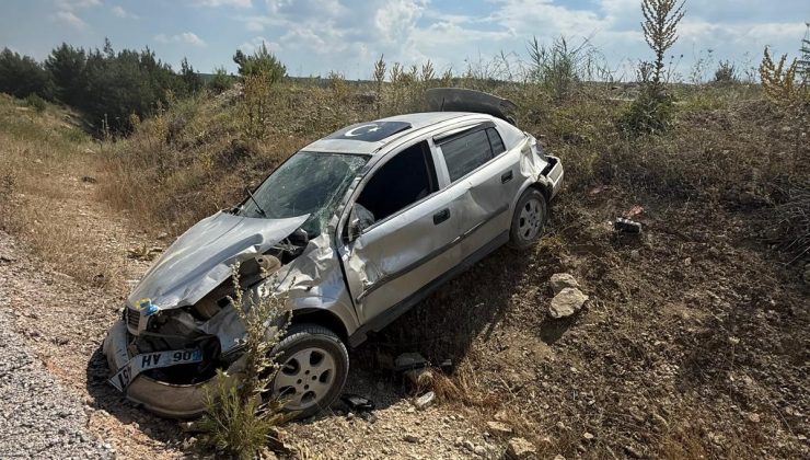 Otomobil takla attı: 1 yaralı