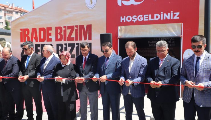 ’15 Temmuz Anma ve Deneyimleme Çadırı’ Zafer Meydanı’nda açıldı