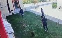 CAMİNİN FISKİYELERİNİ TEKMELEYİP KIRDILAR: O ANLAR KAMERADA