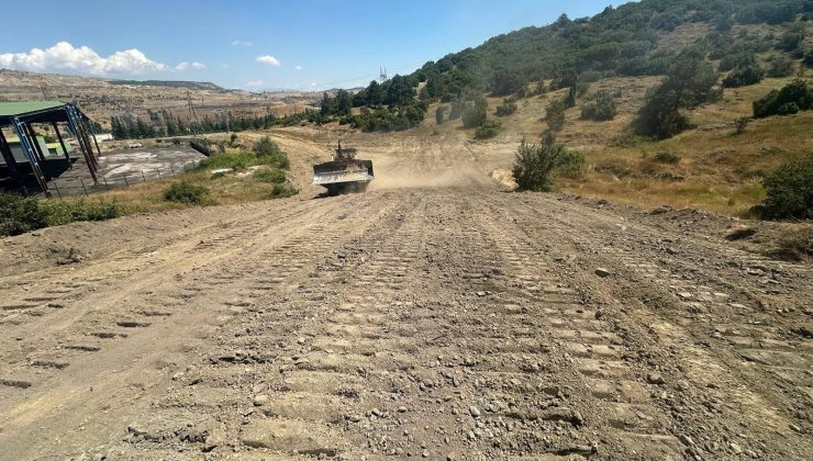 Orman yangınlarına karşı güvenlik şeridi oluşturuldu