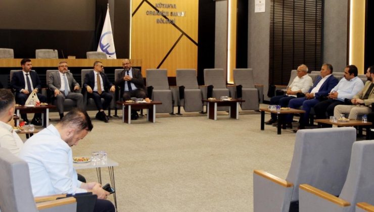 MHP heyetinden Kütahya OSB ziyareti: Sanayi yatırımları ve yeni projeler ele alındı