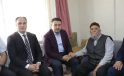 Vali Işın, Gazi Mehmet Torun’u evinde ziyaret etti