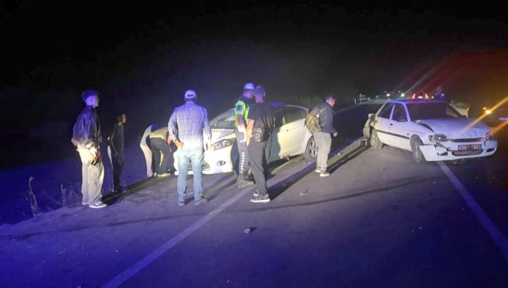 Koyun sürüsü zincirleme kazaya neden oldu: 1’i çocuk 3 yaralı
