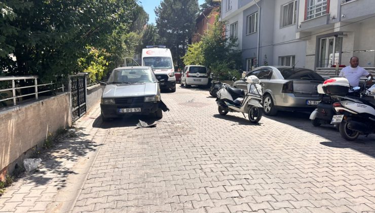 Otomobil ile motosiklet çarpıştı: 1 yaralı