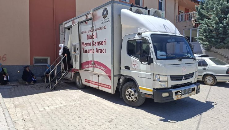 Meme kanseri için mobil tarama çalışmaları devam ediyor
