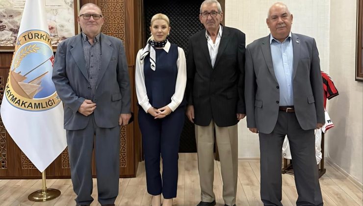 Kıbrıs gazilerinden Kaymakam Yıldırım’a ziyaret