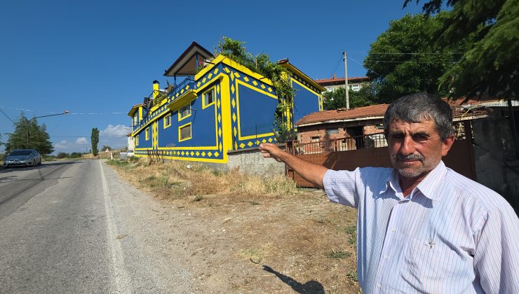 65 yaşındaki taraftar Fenerbahçe sevdasını evininin duvarlarına taşıdı