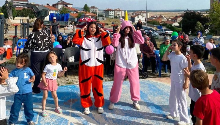 ‘Çocuk Şenliği’ etkinliği renkli görüntülere sahne oldu