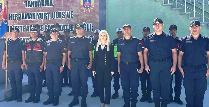 Kaymakam Yıldırım jandarma birimlerini ziyaret etti