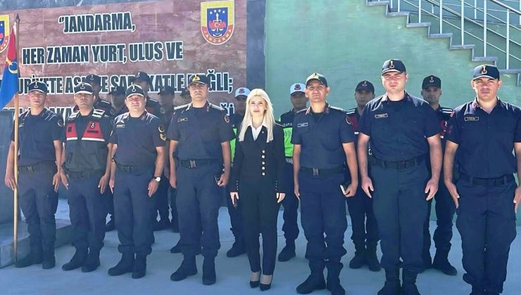 Kaymakam Yıldırım jandarma birimlerini ziyaret etti