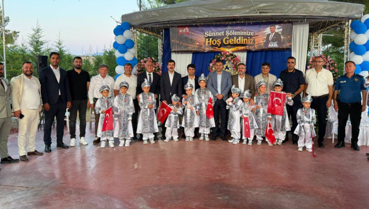 Gediz’de toplu sünnet şöleni renkli görüntülere sahne oldu