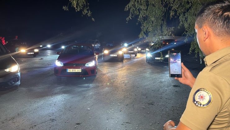 Drift pisti paylaşımı sonrası ihbar yağdı! 200 aracın plakası kayıt altına alındı