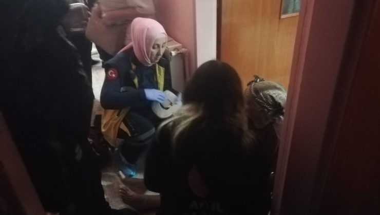 96 YAŞINDAKİ KADIN EVDE MAHSUR KALDI: İTFAİYE BALKONDAN GİREREK KURTARDI
