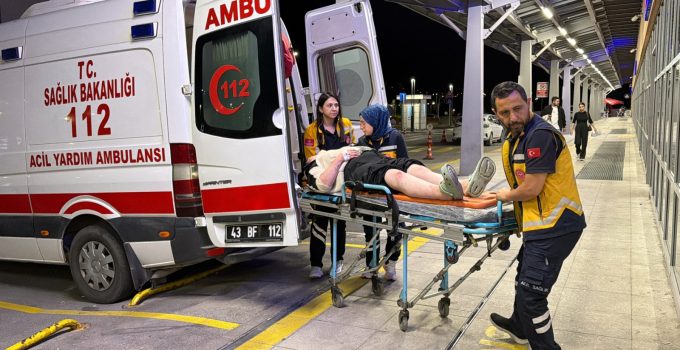 KAYALIKLARDAN DÜŞEN KADIN YARALANDI
