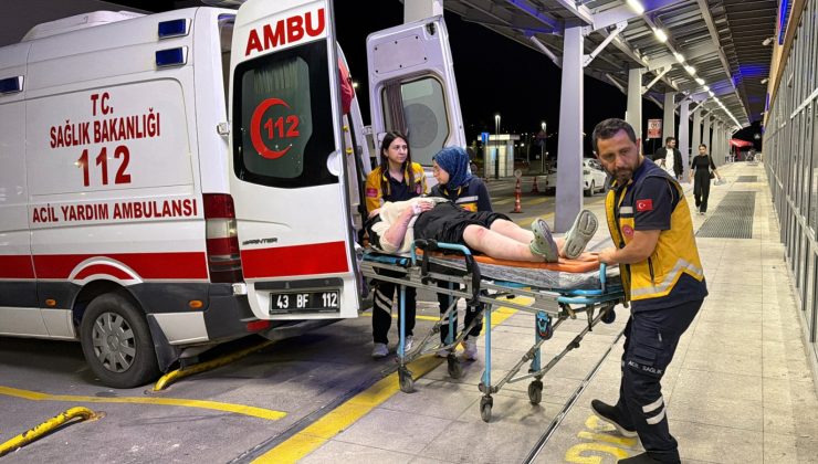 KAYALIKLARDAN DÜŞEN KADIN YARALANDI
