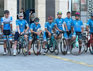 Pedallar Ömer Halisdemir için dönüyor! Bisiklet turu Kütahya’ya ulaştı