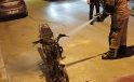 POLİSTEN KAÇARKEN MOTOSİKLETİNİ ATEŞE VERDİ, 540 BİN LİRA CEZADAN KURTULAMADI