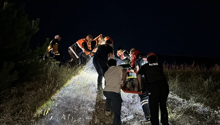 KAZA YAPAN İKİ ARAÇ ŞARAMPOLE UÇTU: 1’İ AĞIR 5 YARALI