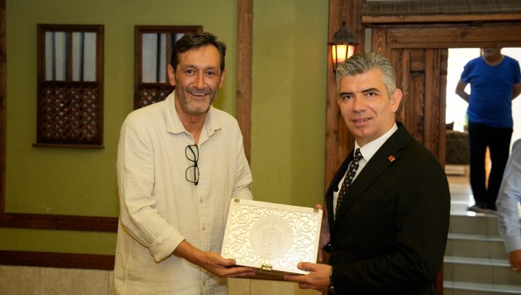 Soma Belediye Başkanı Okur Başkan Derin’i ziyaret etti