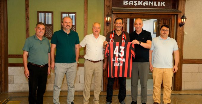 TKİ Tavşanlı Linyitspor yönetimi Başkan Derin’i ziyaret etti