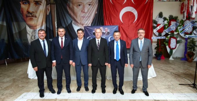 MHP GEDİZ İLÇE BAŞKANLIĞINDA FATİH AYDIN GÜVEN TAZELEDİ