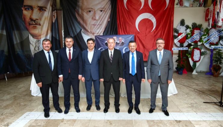 MHP GEDİZ İLÇE BAŞKANLIĞINDA FATİH AYDIN GÜVEN TAZELEDİ