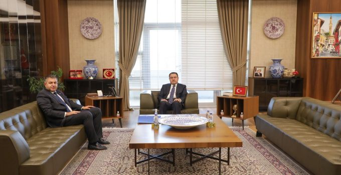 Başkan Akel’den Vali Işın’a ziyaret