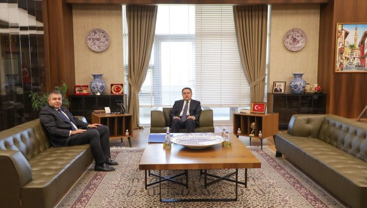 Başkan Akel’den Vali Işın’a ziyaret